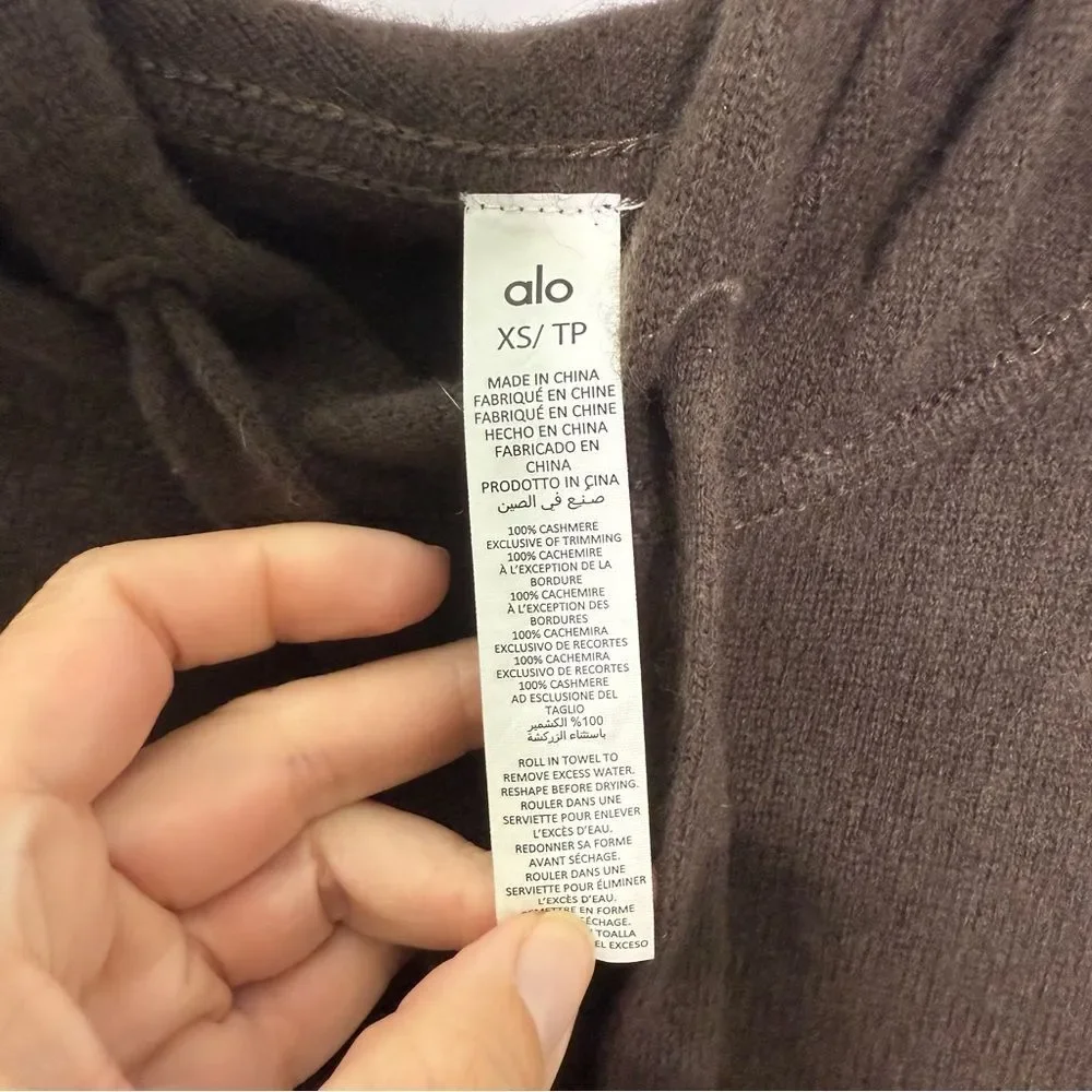 Alo Yoga Cashmere Hoodie XS